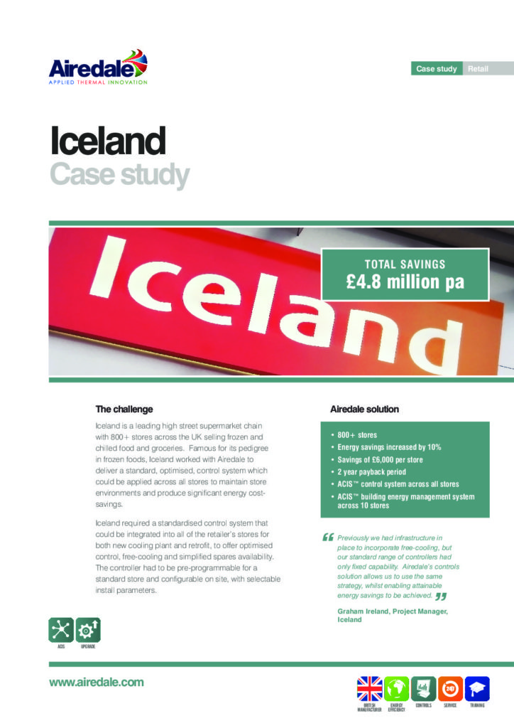 Iceland Frozen Foods case study